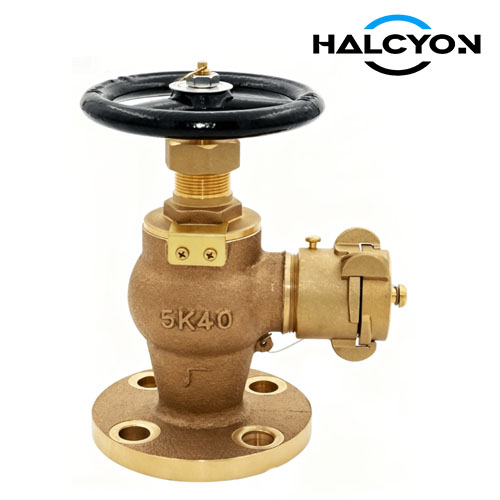 JIS 5K Bronze Hose Angle Valve